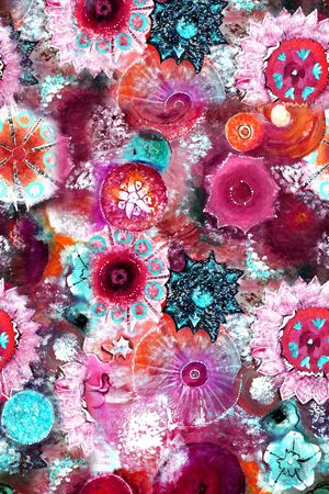 乱花印花华亿平台图片