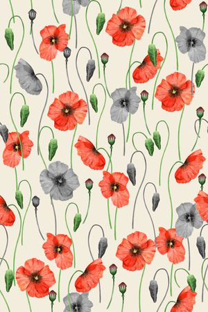 手绘花卉印花华亿平台图片