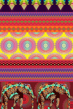 民族风印花华亿平台图片