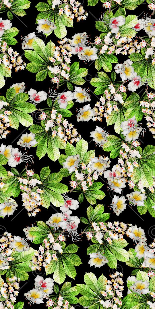 数码花卉类印花华亿平台图片