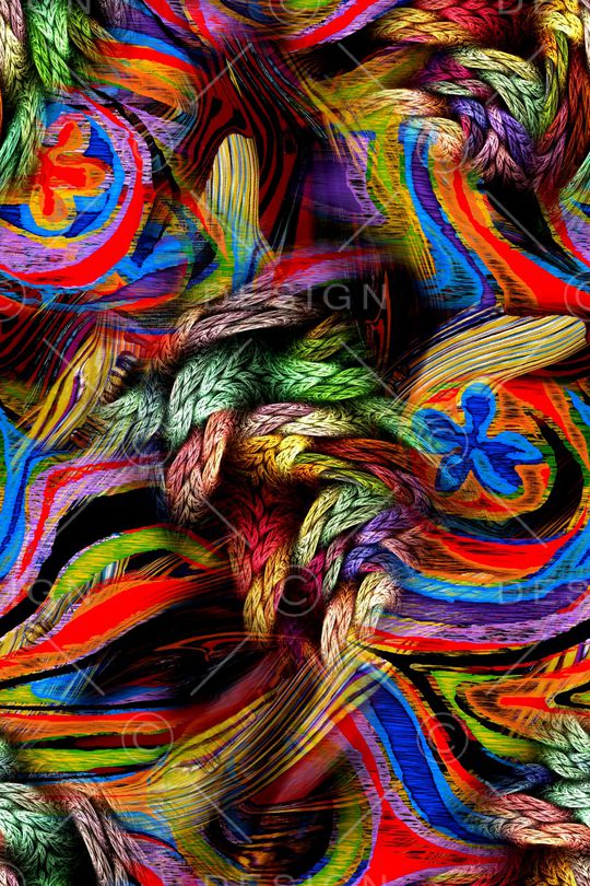 抽象印花华亿平台图片