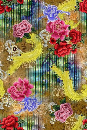 时尚印花华亿平台图片