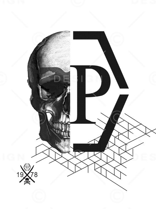 骷髅头印花华亿平台图片