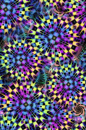 抽象印花华亿平台图片