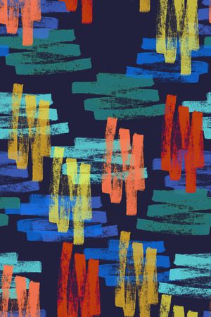 笔触纹理印花华亿平台图片