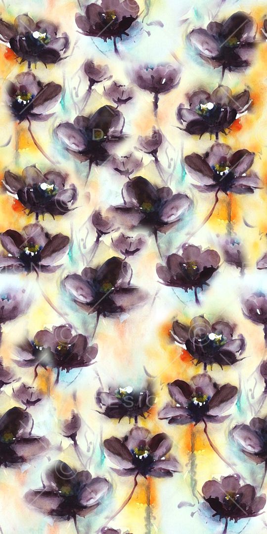 抽象花印花华亿平台图片