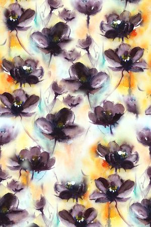 抽象花印花华亿平台图片