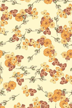 数码花卉类印花华亿平台图片