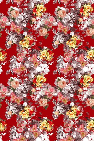 手绘印花华亿平台图片