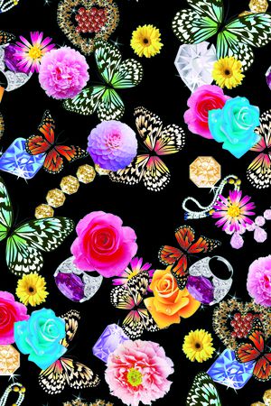 荷花印花华亿平台图片