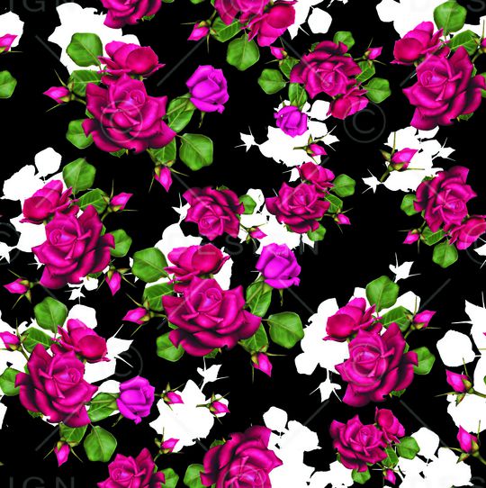 花朵印花华亿平台图片