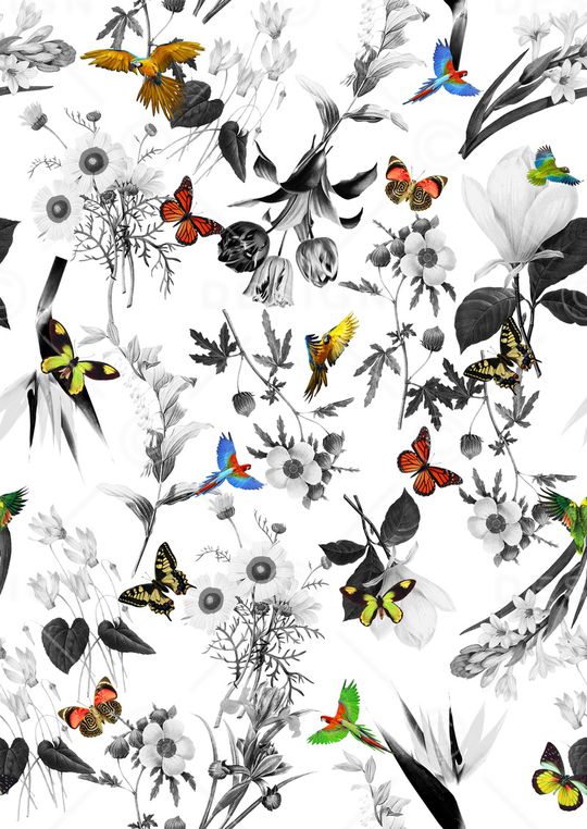 花朵印花华亿平台图片