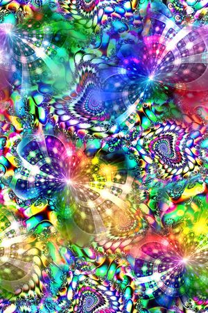 抽象印花华亿平台图片