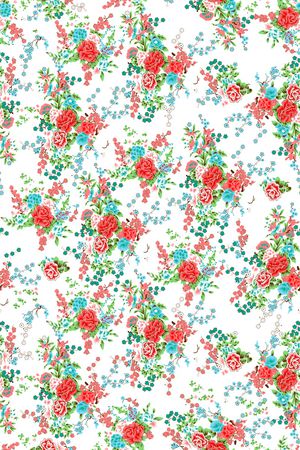 小碎花印花华亿平台图片