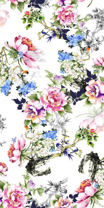 764377-中国风层次花卉-1