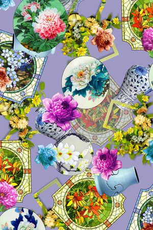 花朵印花华亿平台图片