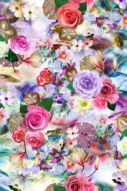 花朵印花华亿平台图片