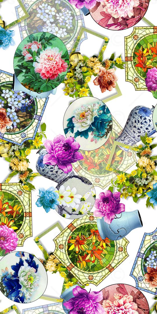 花朵印花华亿平台图片