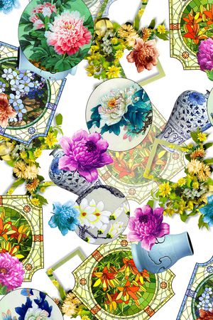 花朵印花华亿平台图片