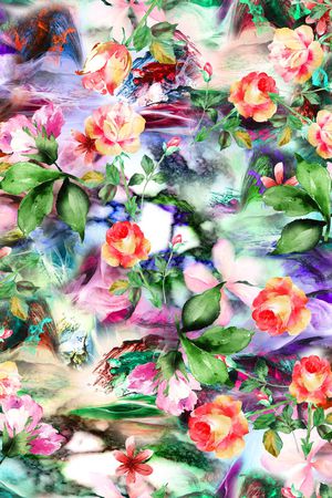 花朵印花华亿平台图片