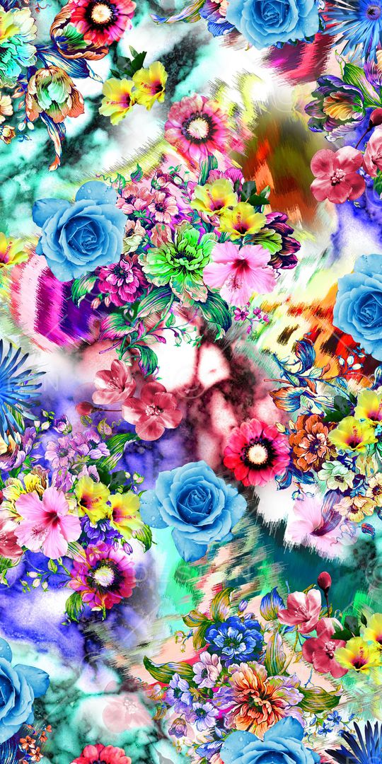 花朵印花华亿平台图片