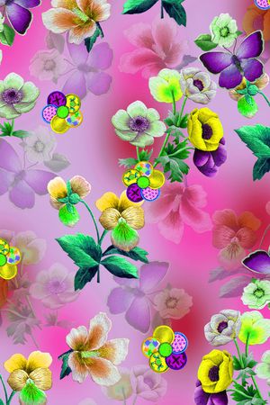 清爽印花华亿平台图片