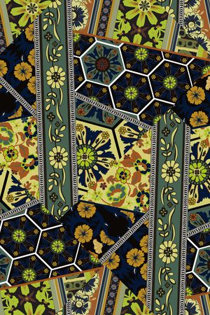 欧式印花华亿平台图片