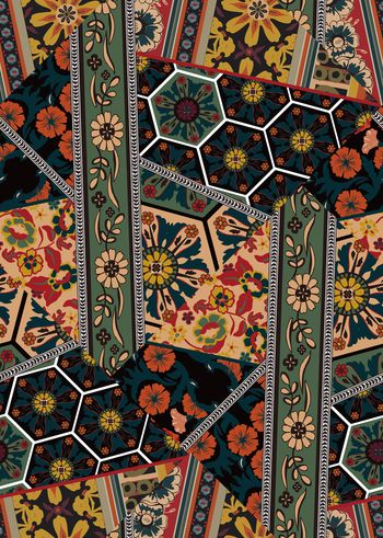 764421-异域民族几何花A