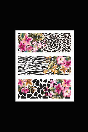 豹纹印花华亿平台图片