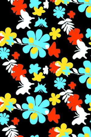 小碎花印花华亿平台图片