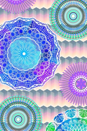 民族风印花华亿平台图片