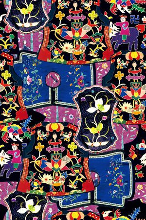 民族风印花华亿平台图片