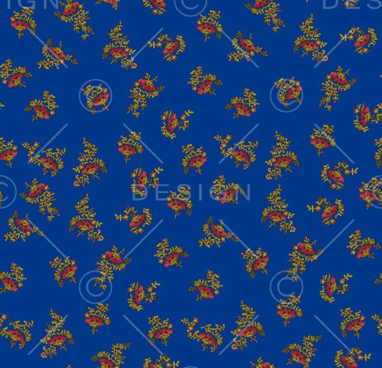 小碎花印花华亿平台图片