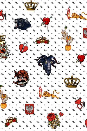 几何印花华亿平台图片