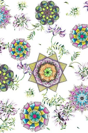 花朵印花华亿平台图片