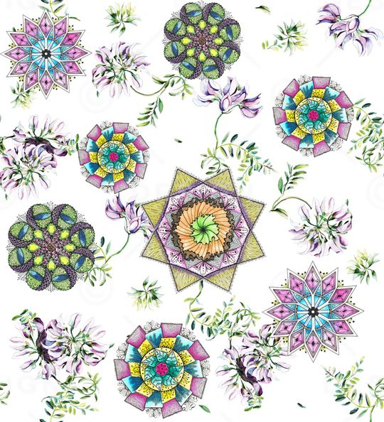 花朵印花华亿平台图片