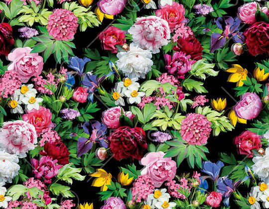 小碎花印花华亿平台图片