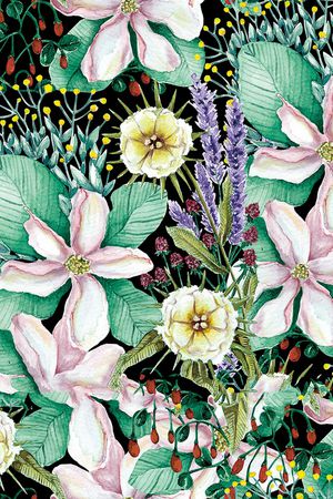 乱花印花华亿平台图片