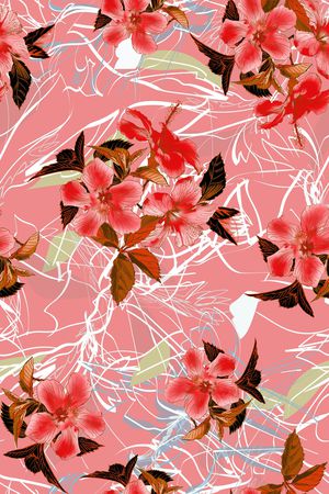 花朵印花华亿平台图片