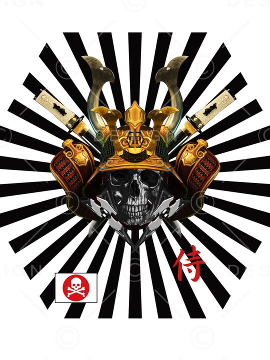 日本武士印花华亿平台图片