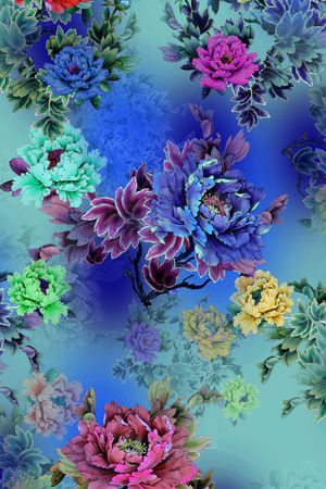 炫彩印花华亿平台图片