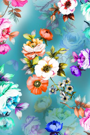 清爽印花华亿平台图片