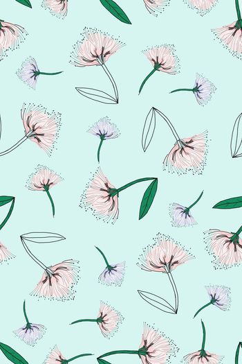 牵牛花印花华亿平台图片