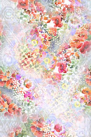 欧式印花华亿平台图片