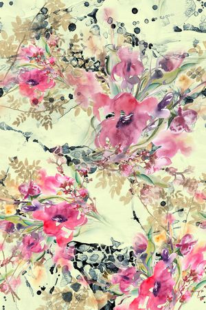 花朵印花华亿平台图片