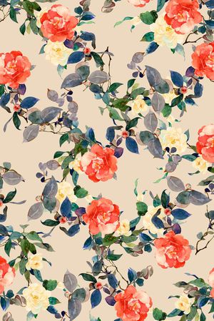 花朵印花华亿平台图片