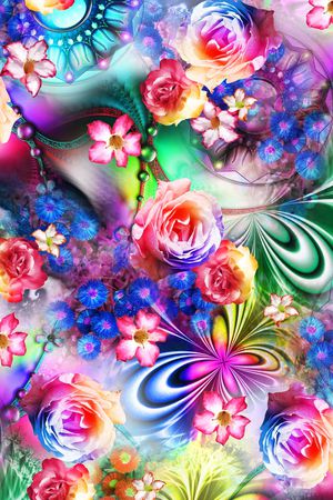 清爽印花华亿平台图片