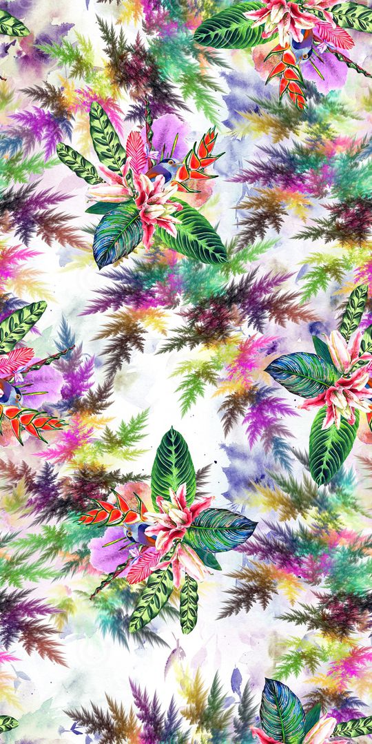 松叶印花华亿平台图片