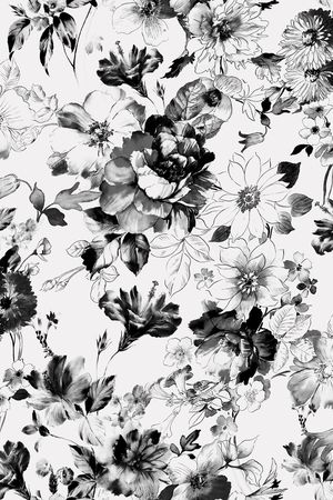 黑白印花华亿平台图片