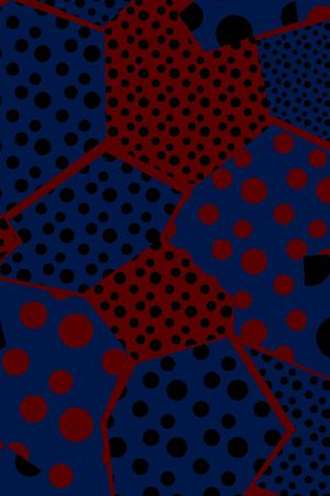 不规则几何印花华亿平台图片